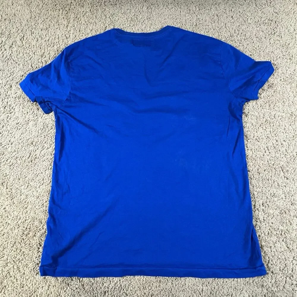 Polo Ralph Lauren Country Sportsman Blue T Shirt Mens Size SP Graphic‎ Tee
